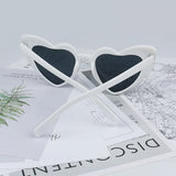 Heart Sunglasses for Women Trendy Cat Eye Love Shaped Sunglasses Vintage Lovely Retro Cute Sun Glasses