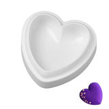 Heart Love Cake Pans, Silicone Making Molds for Baking Jelly Pudding Handmade Soap Candy Chocolate Heart Mousse Cake Mold Tray In Australia - Darrahopens