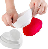 Heart Love Cake Pans, Silicone Making Molds for Baking Jelly Pudding Handmade Soap Candy Chocolate Heart Mousse Cake Mold Tray