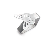 Steel clip fixed tablecloth anti slip tablecloth clip stainless steel dining table thickened tablecloth clip tool home decoration In Australia - Darrahopens