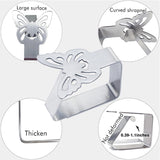 Steel clip fixed tablecloth anti slip tablecloth clip stainless steel dining table thickened tablecloth clip tool home decoration In Australia - Darrahopens