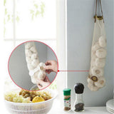 3PCS Reusable Hanging Mesh Storage Bags Long Grocery Bag Organizer for Potatoes, Onions, Plastic Bag Holder Dispenser for Kitchen In Australia - Darrahopens
