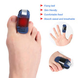Breathable Hammer Toe Straightener Fracture Claw Toe Fixation Corrector Strap Toe Protector Splint for Curled, Crooked