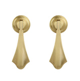 2PCS，Solid Brushed Pendant Handles Knob Zinc Alloy Handles Knobs with Mounting Screw for Cabinets Drawer Door Furniture Decorative In Australia - Darrahopens