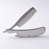 Men's and women's combs, mini pocket combs, stainless steel foldable combs, beard care tools, convenient to use combs In Australia - Darrahopens