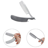 Men's and women's combs, mini pocket combs, stainless steel foldable combs, beard care tools, convenient to use combs