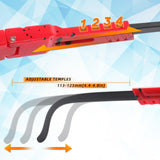 Sports Sunglasses for Men Women Youth Baseball Softball Sunglasses UV400 Protection Cycling Glasses.