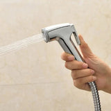 Bidet Shower Hose Copper Cap Flexible Retractable Spring Telephone Line Water Plumbing SprayerBathroomAccessories