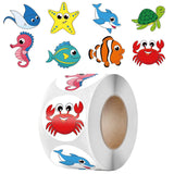 1000Pcs Round Marine Animals for Kids Teacher Reward Stickers School Supplies, Ocean Animals Incentive Roll Sticker Potty In Australia - Darrahopens