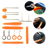 12-Piece Car Trim Removal Tool Set for Easy Removal of Car Door Panels, Fasteners, Molding, Dashboards and Wheel Hubcaps