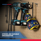 6” Pegboard Hook Organizer Kit, 50 Pack, Hanging Hooks Set for Garage Organization, Great for Wall Hanging and Shelving
