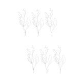 6 Pcs Home Decor Flower Vase Artificial Tree Branches White Vases for Flowers Antler Dried Tree Fake Branches for Decoration Vase