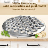 Ravioli Maker Dumplings Mold, 37 Holes Aluminum Alloy  Metal Mold, Kitchen Dumpling Press for Make Dumplings