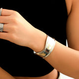 Adjustable Cuff Bangle Bracelets Women Chunky Cuff Bracelet Wide Open Bracelet Thick Bangle Bracelet Jewelry  Elegant gift