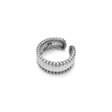Beaded Chunky Band Ring in Sterling Silver, Simple Dainty Open Size, Adjustable & Expandable Ring for Women Men In Australia - Darrahopens