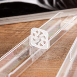 8Pcs Plastic Clear Ballpoint Pen Gift Box Pencil Boxes Empty Bulk Case Collection Set for Business School