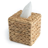Tissue Box Holder - Tissue Box Cover Square- Wicker Tissues Cube Box Cover -Boho Decorative Woven Facial Tissue Holder  (Square) In Australia - Darrahopens