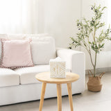 Square Open-Bottom Tissue Box Holder Boho Decor Tissue Organizer Bohemian Handmade Woven Tissue Cube Box for Bathroom Bedroom