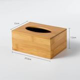 Square Tissue Box Holder,Bamboo Square Tissue Box Cover Holder Case Cover Holder Box Napkin Holder Organizer Stand Table Decor In Australia - Darrahopens