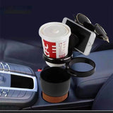Black Multifunction 360 Degree Rotation Phone Glasses Cup Holder for Car 3pcs Cup Holder Car Cup  Car Color: Black In Australia - Darrahopens