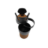 Black Multifunction 360 Degree Rotation Phone Glasses Cup Holder for Car 3pcs Cup Holder Car Cup  Car Color: Black