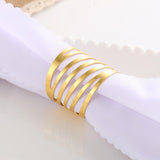 Gold Napkin Rings, Hollow Napkin Ring Holder for Wedding Christmas Family Gathering Table Decoration In Australia - Darrahopens