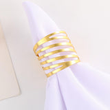 Gold Napkin Rings, Hollow Napkin Ring Holder for Wedding Christmas Family Gathering Table Decoration In Australia - Darrahopens