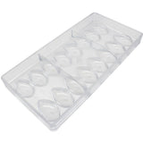 Chocolate Mould Olive Shaped Polycarbonate Chocolate Mold 3D Candy Mold Suitable for making cakes easy to clean
