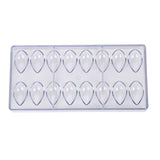 Chocolate Mould Olive Shaped Polycarbonate Chocolate Mold 3D Candy Mold Suitable for making cakes easy to clean