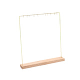 Necklace Stand Holder, Jewelry Display Rack Hanger, Multipurpose Earrings Rings Portable Necklace Hanger, Wooden Showcase In Australia - Darrahopens
