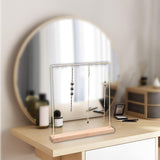 Necklace Stand Holder, Jewelry Display Rack Hanger, Multipurpose Earrings Rings Portable Necklace Hanger, Wooden Showcase