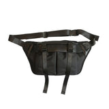 Woman Waist Bags Large Capacity Pack Street Wear Chest Bag Hip Hop Crossbody Bag Black Big Belt Waist Pack In Australia - Darrahopens