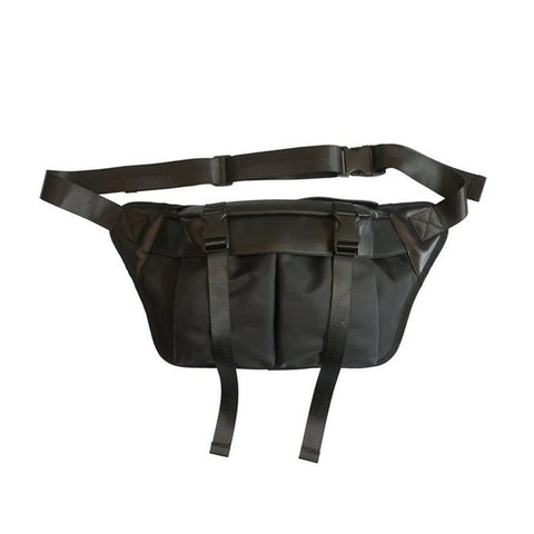 Woman Waist Bags Large Capacity Pack Street Wear Chest Bag Hip Hop Crossbody Bag Black Big Belt Waist Pack In Australia - Darrahopens