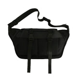 Woman Waist Bags Large Capacity Pack Street Wear Chest Bag Hip Hop Crossbody Bag Black Big Belt Waist Pack