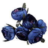 Simulation Silk Cloth Bouquet Bride Holding Flowers Decorative Flowers ( Blue Purple ) Single Flower Diameter of About 4cm In Australia - Darrahopens