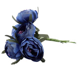Simulation Silk Cloth Bouquet Bride Holding Flowers Decorative Flowers ( Blue Purple ) Single Flower Diameter of About 4cm In Australia - Darrahopens