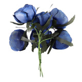 Simulation Silk Cloth Bouquet Bride Holding Flowers Decorative Flowers ( Blue Purple ) Single Flower Diameter of About 4cm In Australia - Darrahopens