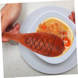 Japanese Fish-shaped Rice Spoon Mixing Spoon Large Rice Spoon Wood Cooking Spoon Tasting Spoons Wood Scoop Wood Rice Spoon