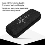 Hard Stethoscope Case with Portable Shockproof Storage Bag Anti Scratch EVA Organizer for Doctors Nurses (Auscultation Bag  Black) In Australia - Darrahopens