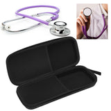 Hard Stethoscope Case with Portable Shockproof Storage Bag Anti Scratch EVA Organizer for Doctors Nurses (Auscultation Bag  Black)