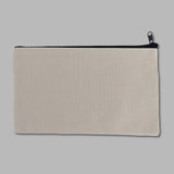 2pcs Canvas Bags,Pencil Case,Makeup Bag,Blank Zipper Pencil Pouch for School Supplies,Office Supplies,Home,DIY,Cosmetic Bag In Australia - Darrahopens