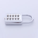 Anti-Theft Button Combination Padlock Digit Push Password Lock Zinc Alloy Security Lock Suitcase Luggage Coded Lock Cupboard In Australia - Darrahopens