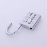 Anti-Theft Button Combination Padlock Digit Push Password Lock Zinc Alloy Security Lock Suitcase Luggage Coded Lock Cupboard
