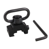 Sling Swivel Mount with Push,Button, for 20mm Picatinny/Weaver Rail Mounting ( Sling Attachment)（Pack of 2）