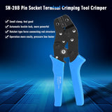 Cable Crimping Tools Terminal Ratcheting Crimper Tool Crimping Pliers easy operation, clear crimping effects good performance