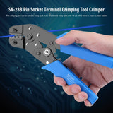Cable Crimping Tools Terminal Ratcheting Crimper Tool Crimping Pliers easy operation, clear crimping effects good performance