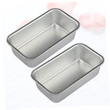 Baking Pan Mini Bread Loaf Pans Loaf Pan Set of 2, Aluminum Alloy Loaf Pans Nonstick Baking Loaf Pan Meatloaf Cake Pan for Home