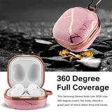 Case Full Coverage Hard with Keychain Carrying Bumper Premium Material With Metal Carabiner(Rose Pink)