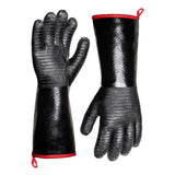 Extreme Heat Resistant Gloves for Grill BBQ, Waterproof Long Sleeve Pit Grill Gloves for Fryer, Baking, Oven,Smoker（14-Inch ） In Australia - Darrahopens