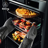 Extreme Heat Resistant Gloves for Grill BBQ, Waterproof Long Sleeve Pit Grill Gloves for Fryer, Baking, Oven,Smoker（14-Inch ）